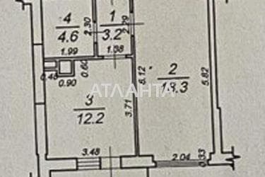 1-комнатная квартира по адресу Французский бул. (площадь 38,9 м²) - Atlanta.ua - фото 23