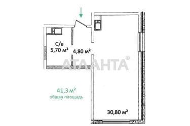 1-кімнатна квартира за адресою вул. Літературна (площа 41,3 м²) - Atlanta.ua - фото 10