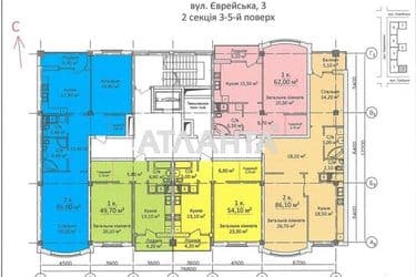 1-room apartment apartment by the address st. Evreyskaya Bebelya (area 62 m²) - Atlanta.ua - photo 9