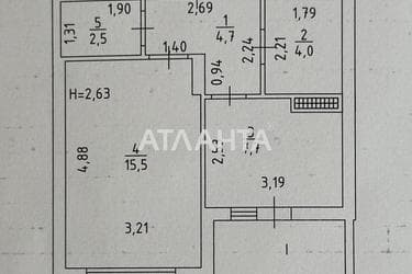 1-комнатная квартира по адресу ул. Грушевского Михаила (площадь 36,2 м²) - Atlanta.ua - фото 35