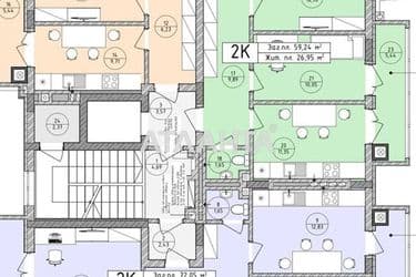 2-rooms apartment apartment by the address st. Vuletskaya ul (area 59,3 m²) - Atlanta.ua - photo 28