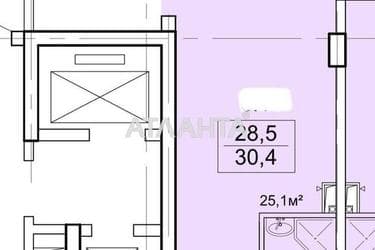 1-комнатная квартира по адресу Ванный пер. (площадь 30,4 м²) - Atlanta.ua - фото 22