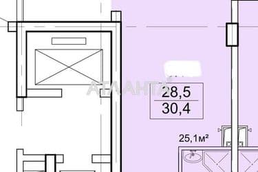 1-кімнатна квартира за адресою Ванний пров. (площа 30,6 м²) - Atlanta.ua - фото 22