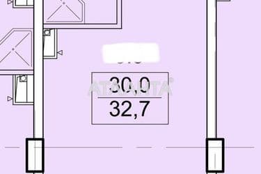 1-комнатная квартира по адресу Ванный пер. (площадь 33 м²) - Atlanta.ua - фото 22