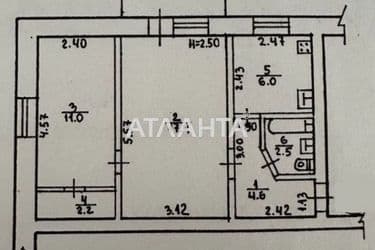 2-кімнатна квартира за адресою вул. Піонерська (площа 43,7 м²) - Atlanta.ua - фото 13