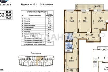 3-комнатная квартира по адресу ул. Олександра Олеся (площадь 95 м²) - Atlanta.ua - фото 8