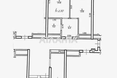 1-комнатная квартира по адресу ул. Зеленая (площадь 43 м²) - Atlanta.ua - фото 18