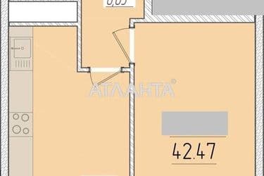 1-room apartment apartment by the address st. Krasnova (area 42,3 m²) - Atlanta.ua - photo 23