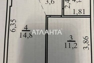 1-кімнатна квартира за адресою вул. Вільямса ак. (площа 35 м²) - Atlanta.ua - фото 10