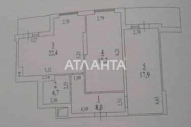 2-комнатная квартира по адресу ул. Новаторов (площадь 76,4 м²) - Atlanta.ua - фото 22