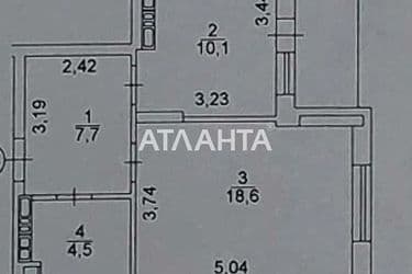 1-комнатная квартира по адресу ул. Кондратюка Юрия (площадь 43,6 м²) - Atlanta.ua - фото 46