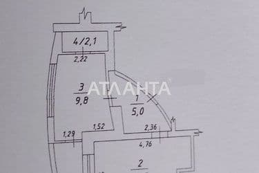 1-кімнатна квартира за адресою вул. Дача Ковалевського (площа 32,5 м²) - Atlanta.ua - фото 19