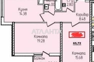 2-rooms apartment apartment by the address st. Genuezskaya (area 64 m²) - Atlanta.ua - photo 24