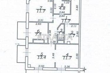 3-кімнатна квартира за адресою вул. Грецька (площа 75,9 м²) - Atlanta.ua - фото 22