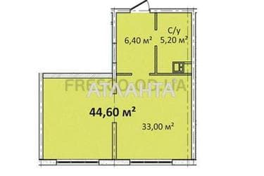 1-room apartment apartment by the address st. Literaturnaya (area 42 m²) - Atlanta.ua - photo 22