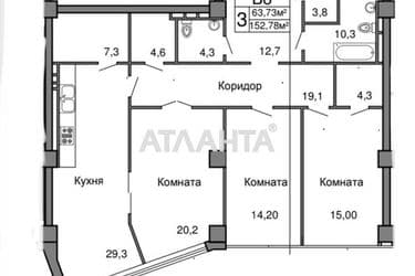 3-rooms apartment apartment by the address st. Morekhodnyy per (area 152 m²) - Atlanta.ua - photo 11