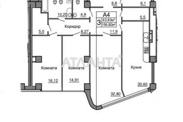 3-rooms apartment apartment by the address st. Morekhodnyy per (area 159,3 m²) - Atlanta.ua - photo 12