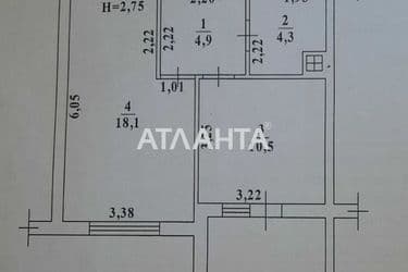 1-комнатная квартира по адресу ул. Радужный м-н (площадь 41,6 м²) - Atlanta.ua - фото 13
