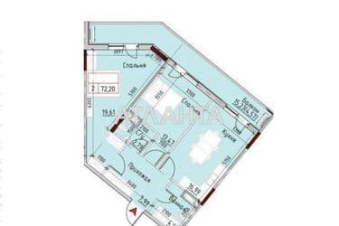 2-комнатная квартира по адресу Маячный пер. (площадь 72 м²) - Atlanta.ua - фото 19