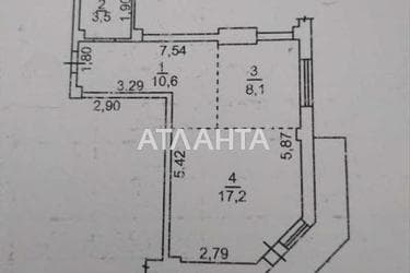 1-кімнатна квартира за адресою вул. Вільямса ак. (площа 42,4 м²) - Atlanta.ua - фото 23