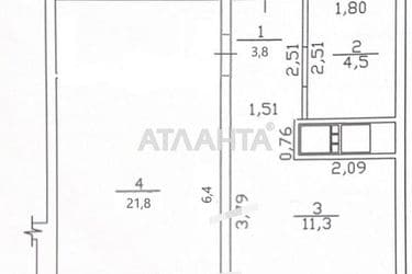 1-комнатная квартира по адресу Люстдорфская дор. (площадь 42,8 м²) - Atlanta.ua - фото 28