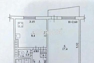 1-комнатная квартира по адресу ул. Балковская (площадь 34 м²) - Atlanta.ua - фото 16