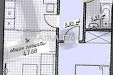 1-комнатная квартира по адресу Курортный пер. (площадь 47,7 м²) - Atlanta.ua - фото 24