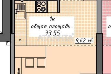 1-комнатная квартира по адресу Курортный пер. (площадь 33,6 м²) - Atlanta.ua - фото 22