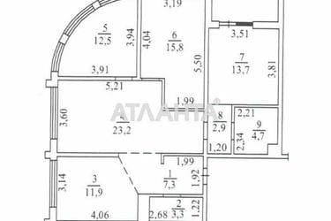 3-комнатная квартира по адресу ул. Франко Ивана (площадь 100 м²) - фото 15 3-комнатная квартира по адресу ул. Франко Ивана (площадь 100 м²) - Atlanta.ua - фото 15