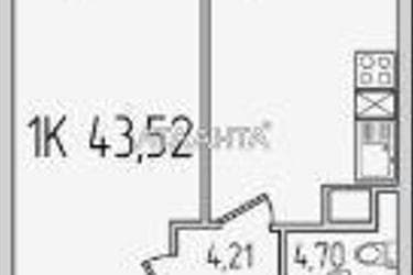 1-комнатная квартира по адресу ул. Сахарова (площадь 43,4 м²) - фото 7 1-комнатная квартира по адресу ул. Сахарова (площадь 43,4 м²) - Atlanta.ua - фото 7