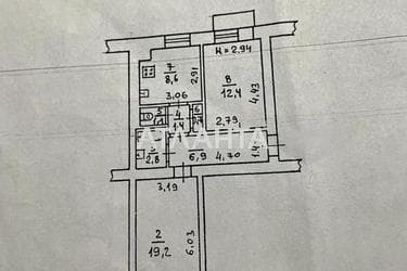 2-кімнатна квартира за адресою вул. Преображенська (площа 53,6 м²) - Atlanta.ua - фото 22