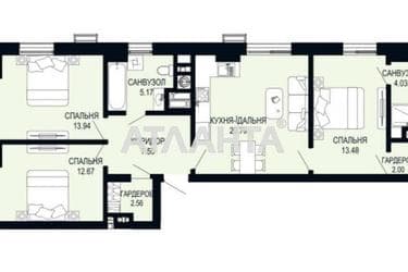 3-кімнатна квартира за адресою Щурата В. Вул. (площа 82,2 м²) - Atlanta.ua - фото 30