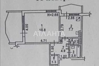 1-комнатная квартира по адресу Добровольского пр. (площадь 42 м²) - Atlanta.ua - фото 28