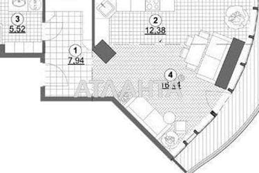 1-room apartment apartment by the address st. Arkadiyskoe plato Gagarinskoe plato (area 41 m²) - Atlanta.ua - photo 11