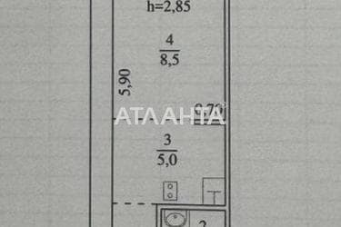1-room apartment apartment by the address st. Pedagogicheskaya (area 22,6 m²) - Atlanta.ua - photo 14