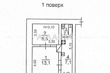 1-комнатная квартира по адресу Вознесенский пер. (площадь 31 м²) - Atlanta.ua - фото 26