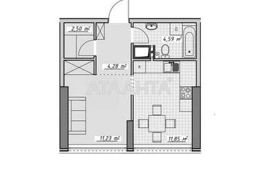 1-кімнатна квартира за адресою Курортний пров. (площа 34,5 м²) - Atlanta.ua - фото 22