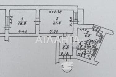 2-кімнатна квартира за адресою Фонтанська дор. (площа 62,3 м²) - Atlanta.ua - фото 32