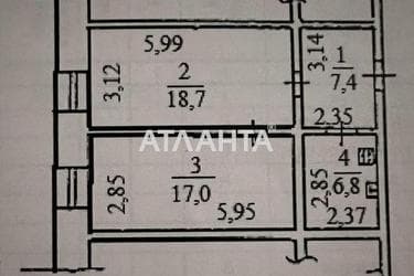 2-кімнатна квартира за адресою вул. Канатна (площа 50 м²) - Atlanta.ua - фото 39