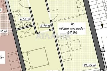 1-кімнатна квартира за адресою Курортний пров. (площа 48,0 м²) - Atlanta.ua - фото 11