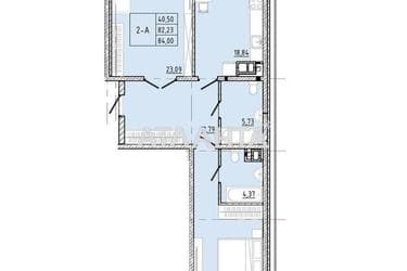 2-кімнатна квартира за адресою вул. Франка Івана (площа 84 м²) - Atlanta.ua - фото 6