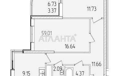 2-кімнатна квартира за адресою вул. Краснова (площа 58,6 м²) - фото 12 2-кімнатна квартира за адресою вул. Краснова (площа 58,6 м²) - Atlanta.ua - фото 12