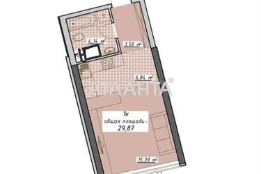 1-комнатная квартира по адресу Курортный пер. (площадь 29,9 м²) - фото 24 1-комнатная квартира по адресу Курортный пер. (площадь 29,9 м²) - Atlanta.ua - фото 24