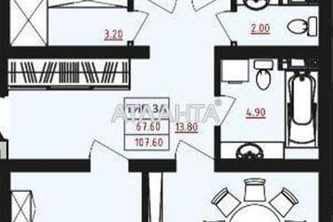 3-комнатная квартира по адресу ул. Марсельская (площадь 107 м²) - фото 7 3-комнатная квартира по адресу ул. Марсельская (площадь 107 м²) - Atlanta.ua - фото 7