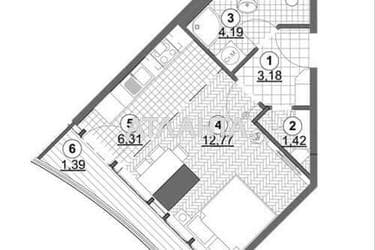 1-кімнатна квартира за адресою вул. Аркадійське плато (площа 34 м²) - фото 11 1-кімнатна квартира за адресою вул. Аркадійське плато (площа 34 м²) - Atlanta.ua - фото 11